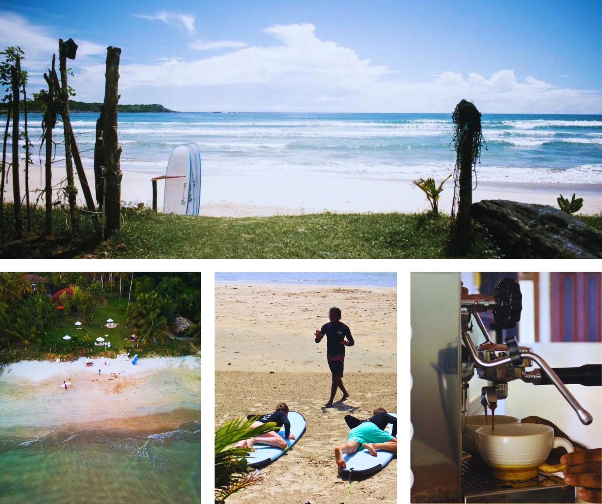 דיקוולה Calma - Surf, Yoga & Coffee On A Private Beach מראה חיצוני תמונה